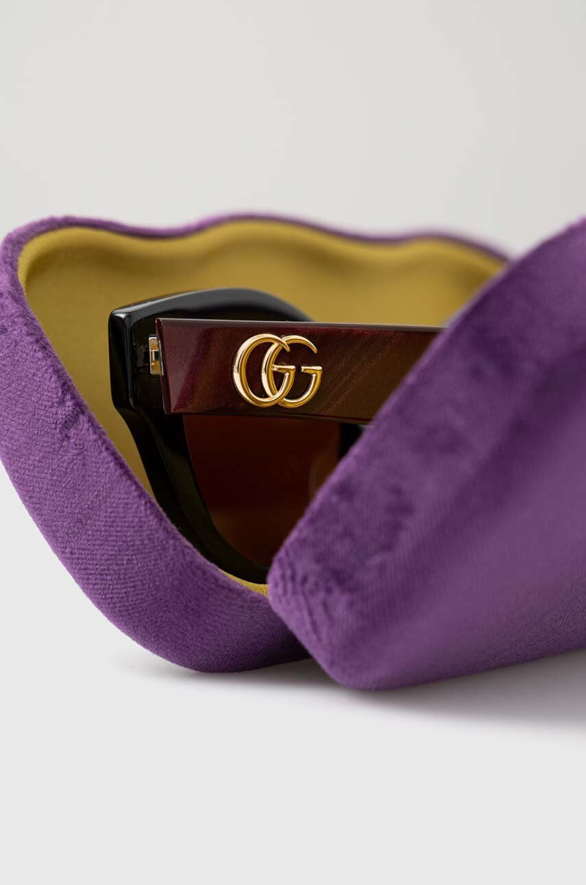 Gucci ochelari de soare femei culoarea bordo - Pled.ro