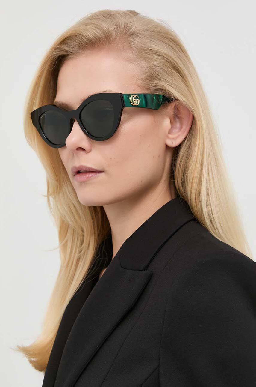 Gucci ochelari de soare femei culoarea verde - Pled.ro