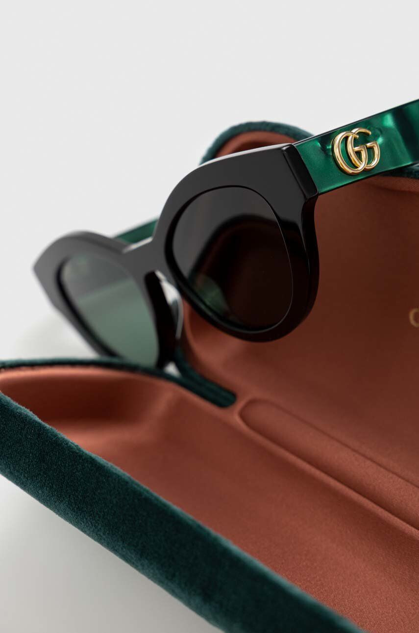 Gucci ochelari de soare femei culoarea verde - Pled.ro