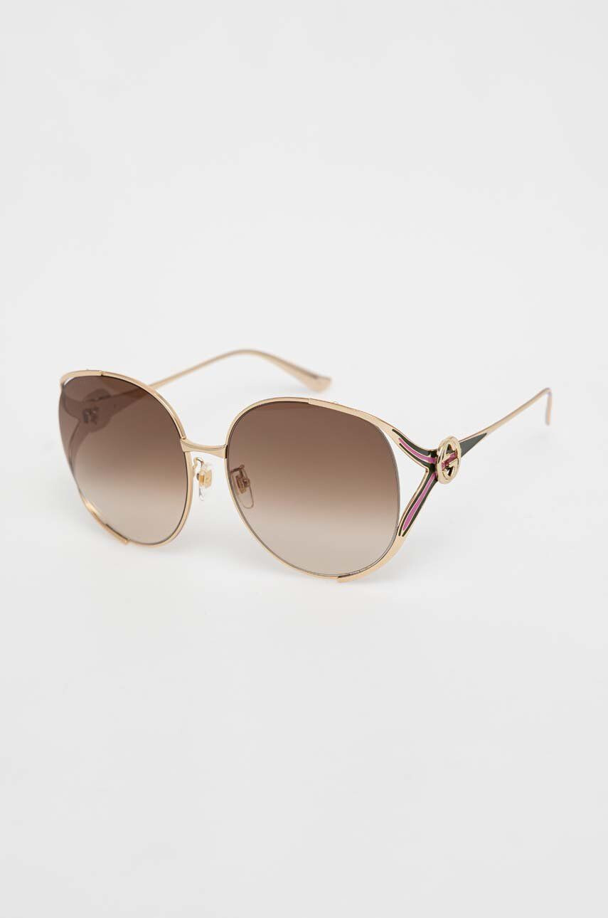 Gucci ochelari de soare culoarea galben - Pled.ro