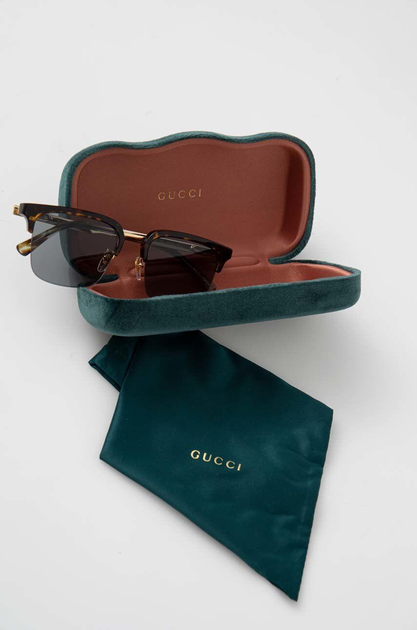 Gucci ochelari de soare GG1226S barbati culoarea maro - Pled.ro