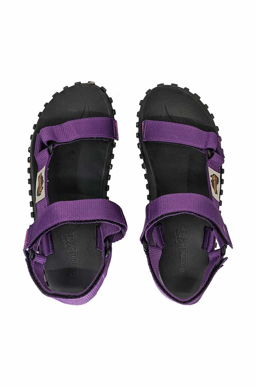 Gumbies sandale femei culoarea violet - Pled.ro