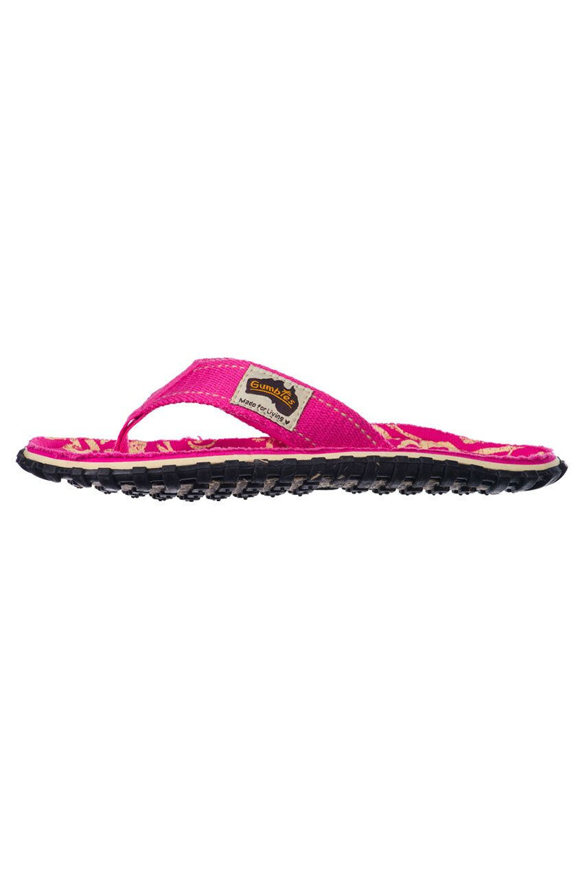 Gumbies Slapi Islander Pink Hibiscu - Pled.ro