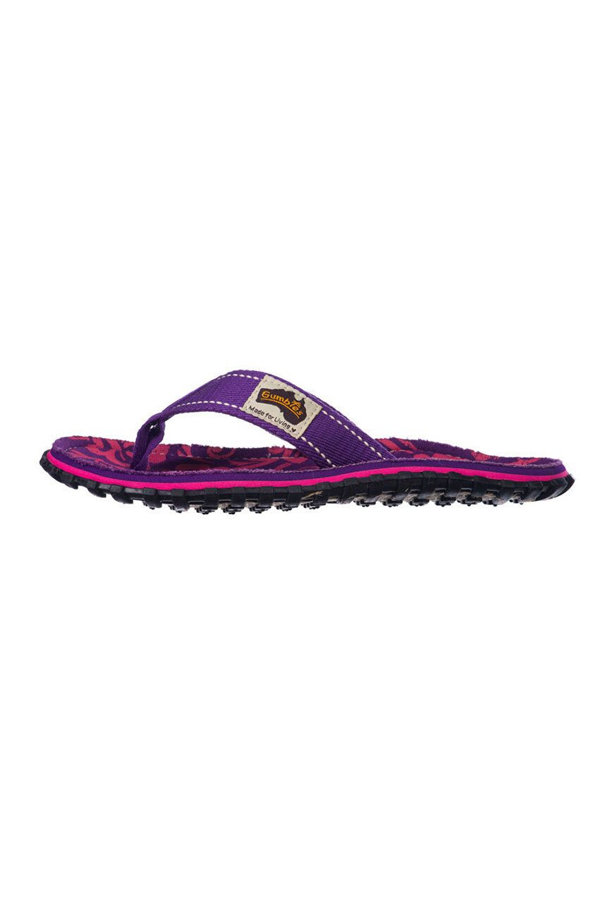 Gumbies Slapi Islander Purple Hibiscu - Pled.ro