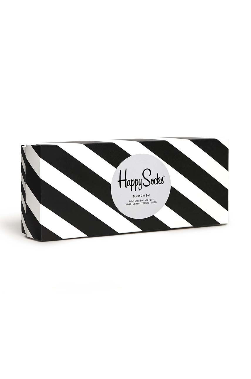 Happy Socks sosete 4-pack femei culoarea negru - Pled.ro