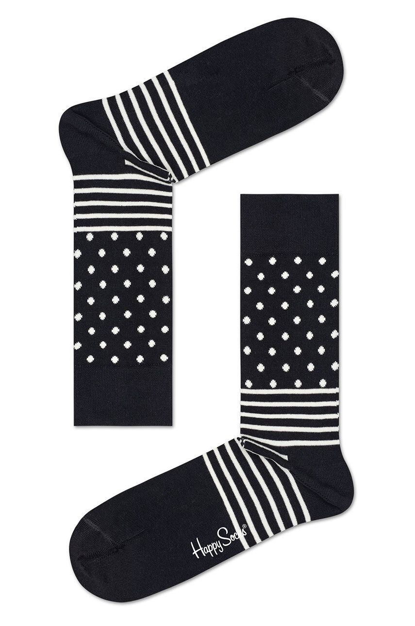 Happy Socks sosete 4-pack femei culoarea negru - Pled.ro