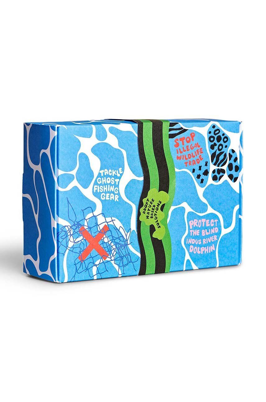 Happy Socks sosete x WWF 4-pack femei - Pled.ro