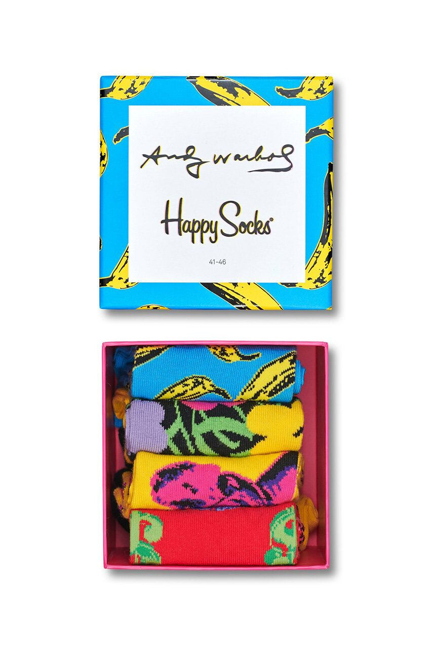 Happy Socks Sosete Andy Warhol Gift Box - Pled.ro