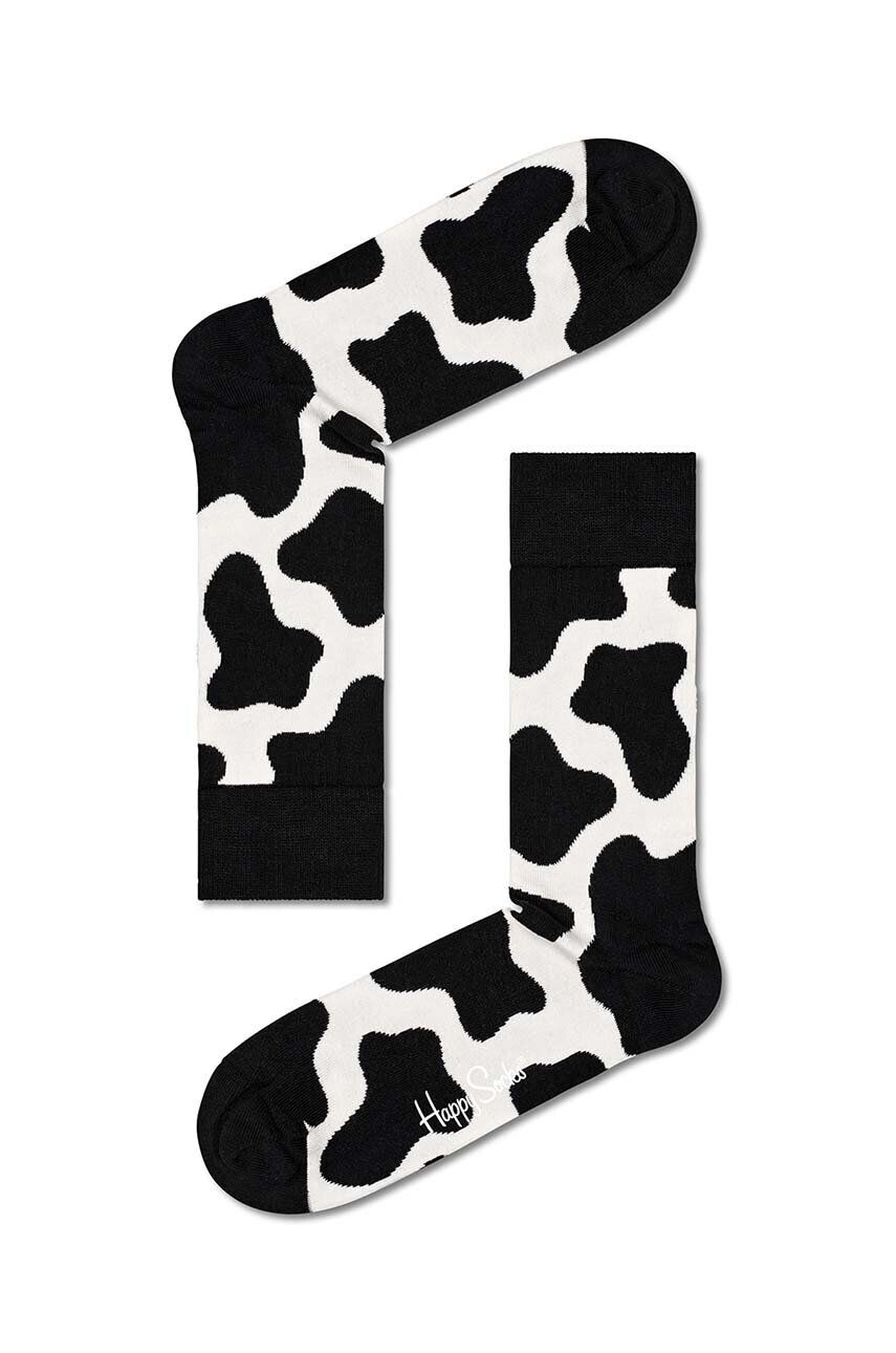 Happy Socks sosete Cow culoarea negru - Pled.ro