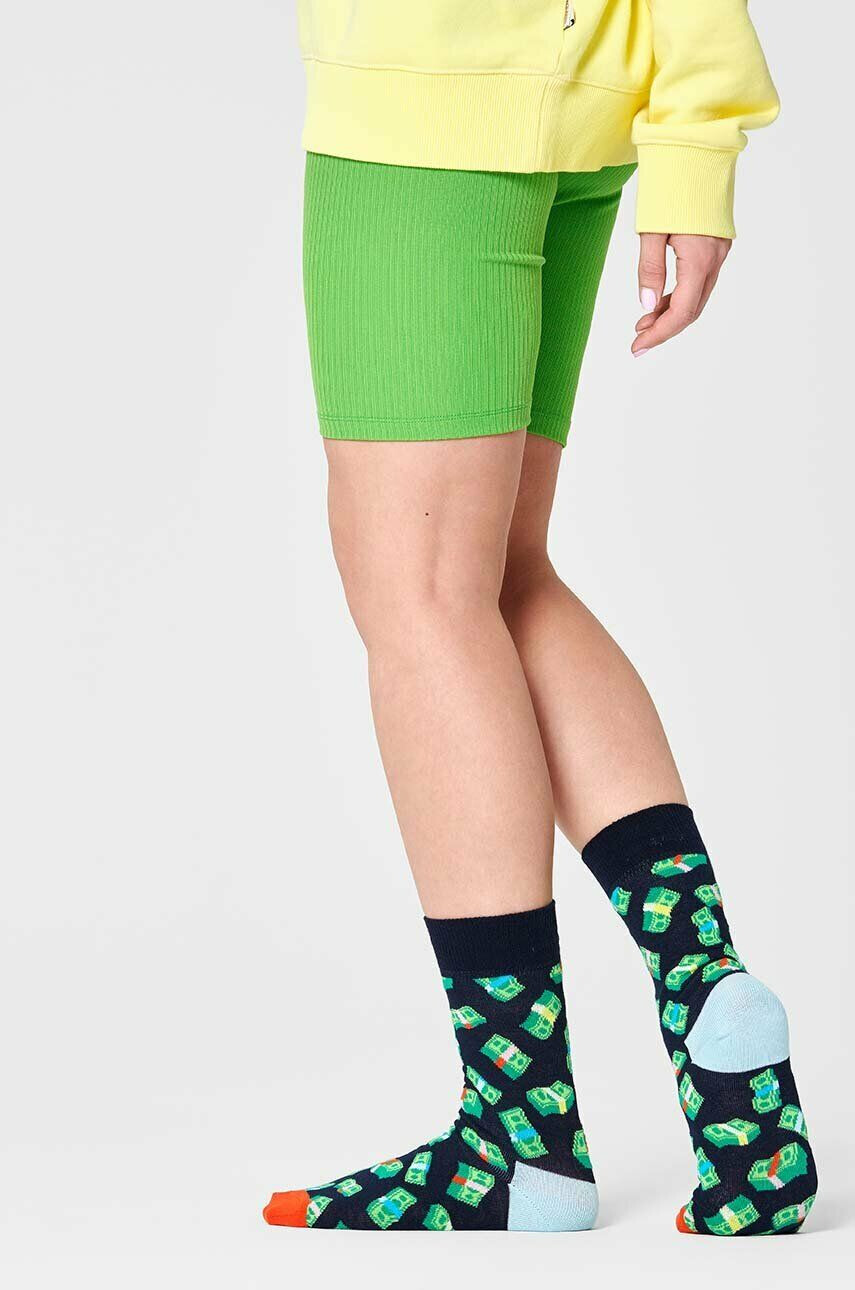 Happy Socks sosete Money Money culoarea albastru marin - Pled.ro