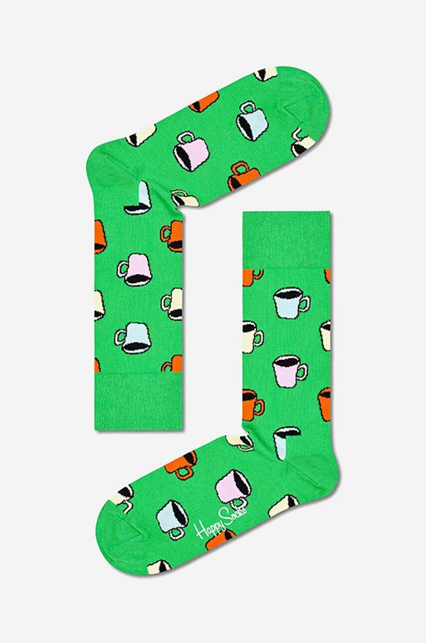 Happy Socks sosete My Cup Of Tea culoarea verde Skarpetki My Cup Of Tea MCT01-7303 - Pled.ro