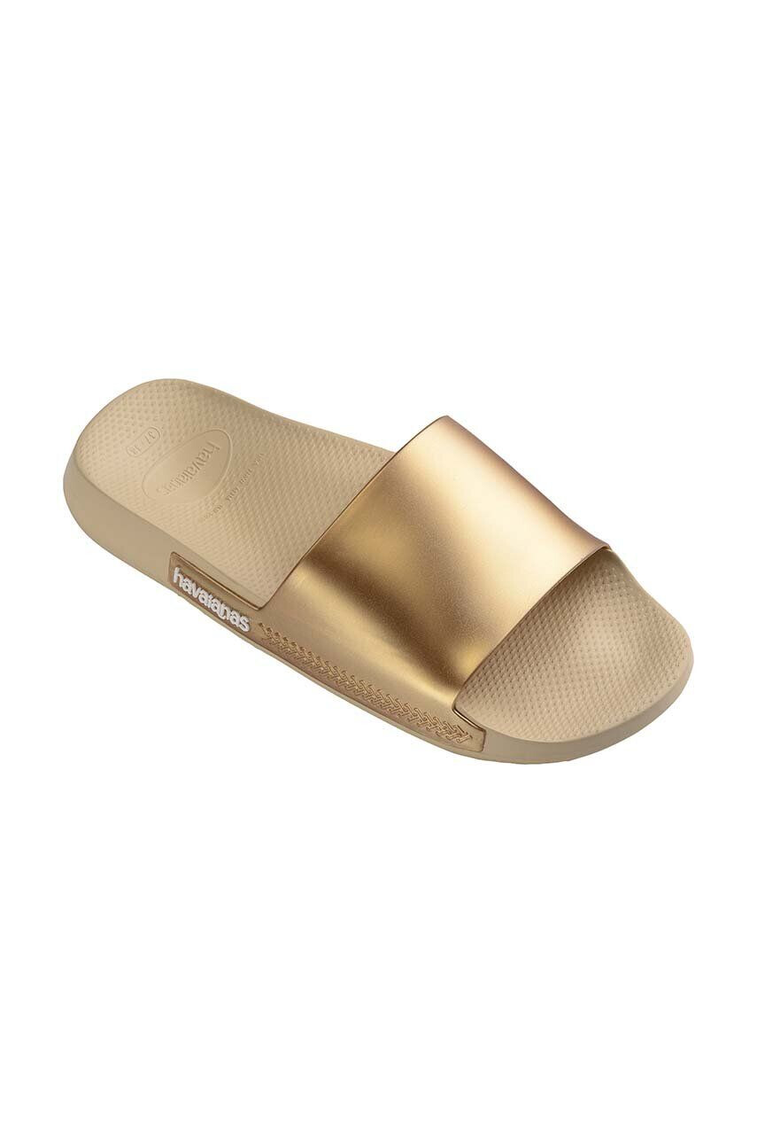 Havaianas papuci SLIDE CLASSIC culoarea auriu 4147131.0154 - Pled.ro