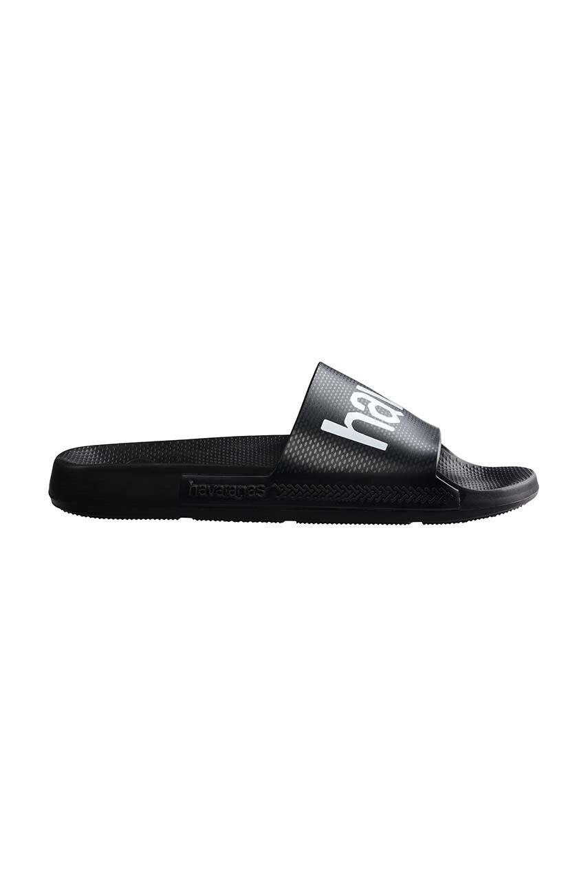 Havaianas papuci SLIDE CLASSIC LOGOMANIA culoarea negru 4148124.0090 - Pled.ro