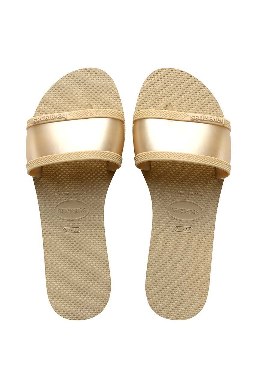 Havaianas papuci YOU ANGRA femei culoarea bej 4147238.0154 - Pled.ro