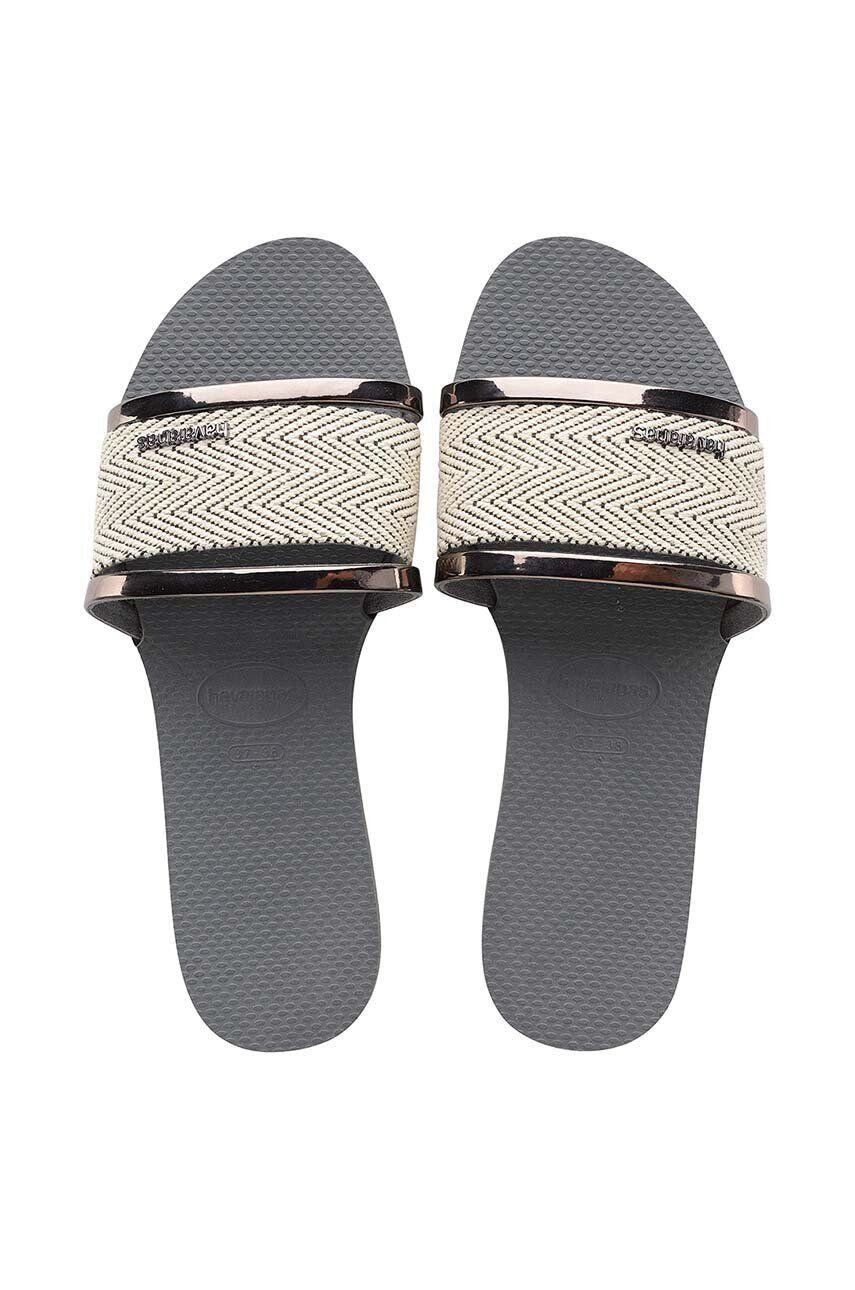 Havaianas papuci YOU TRANCOSO PREMIUM femei culoarea gri 4146063.5178 - Pled.ro