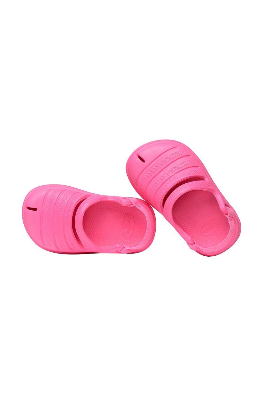 Havaianas sandale copii CLOG culoarea roz - Pled.ro