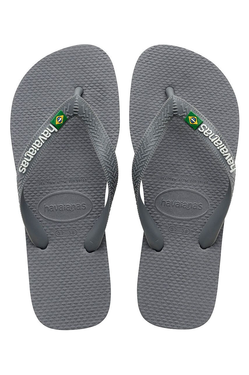 Havaianas Șlapi culoarea gri - Pled.ro