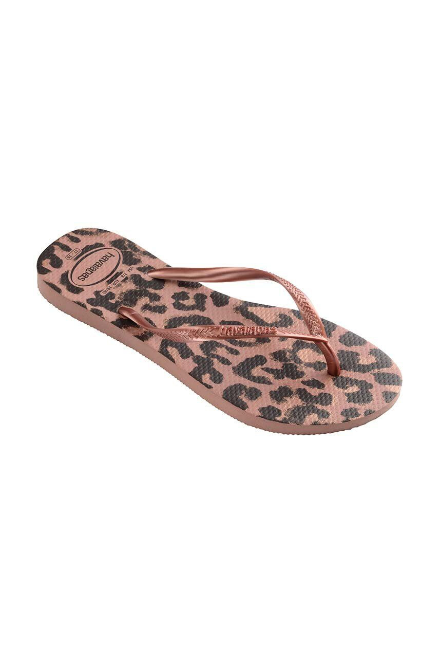 Havaianas slapi femei cu toc plat H4103352-9898P - Pled.ro