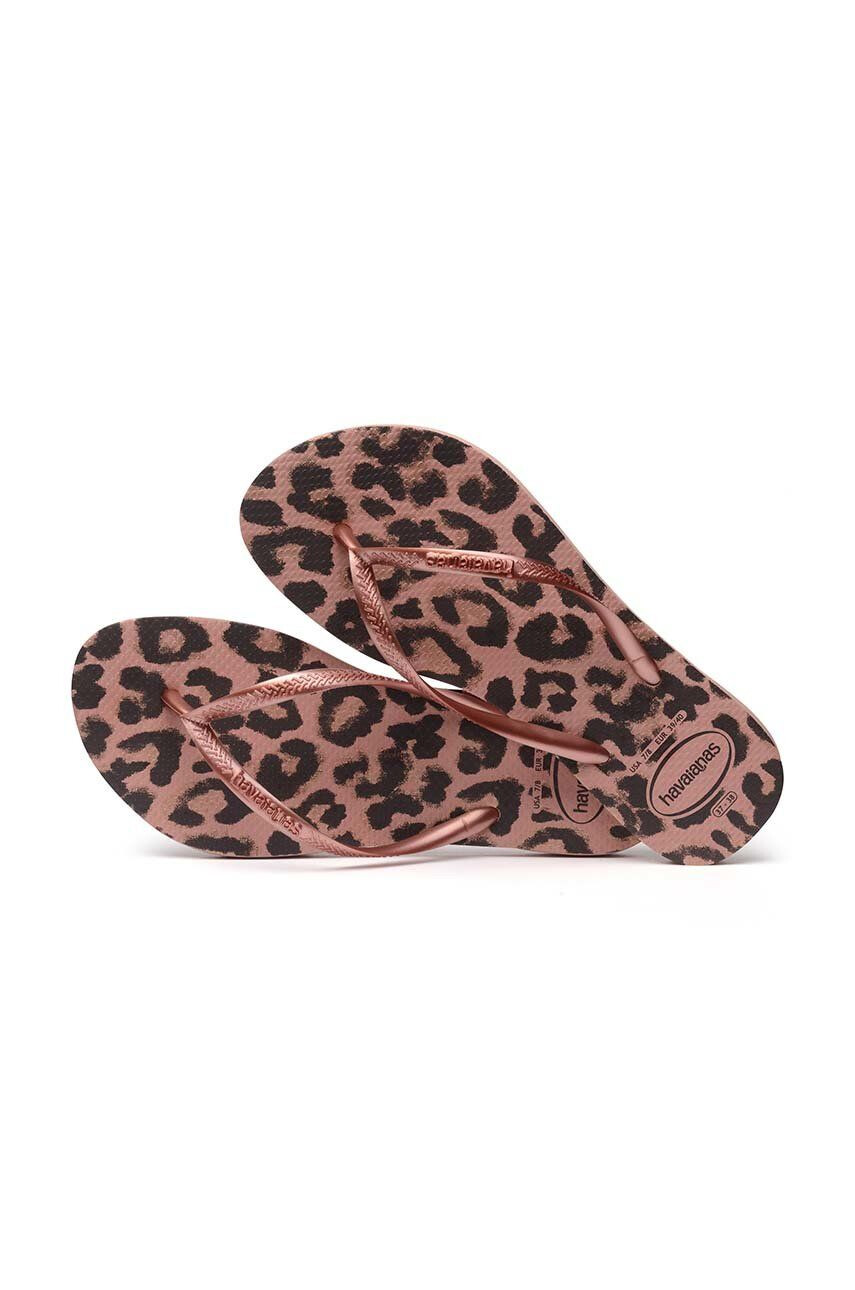 Havaianas slapi femei cu toc plat H4103352-9898P - Pled.ro