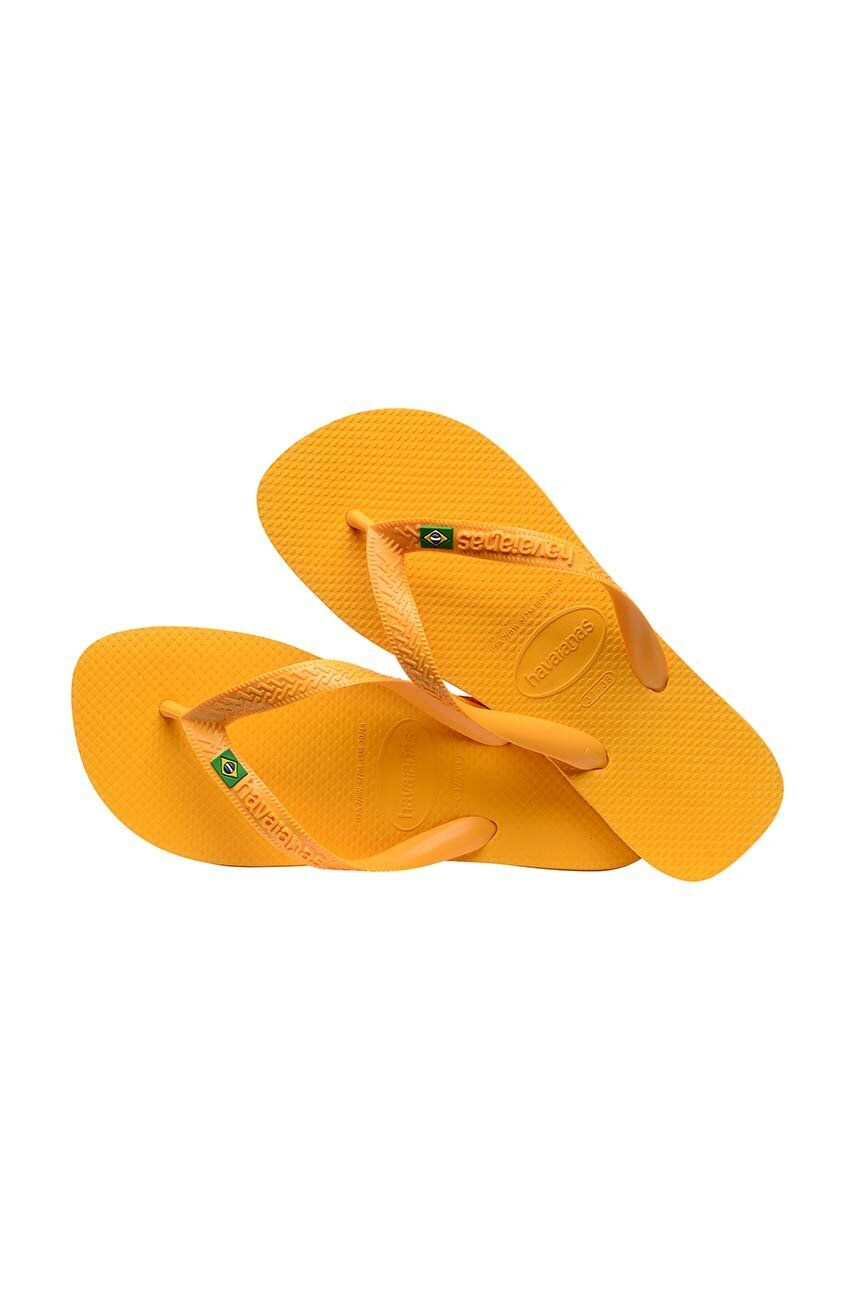 Havaianas slapi BRASIL culoarea galben 4000032.1740 - Pled.ro