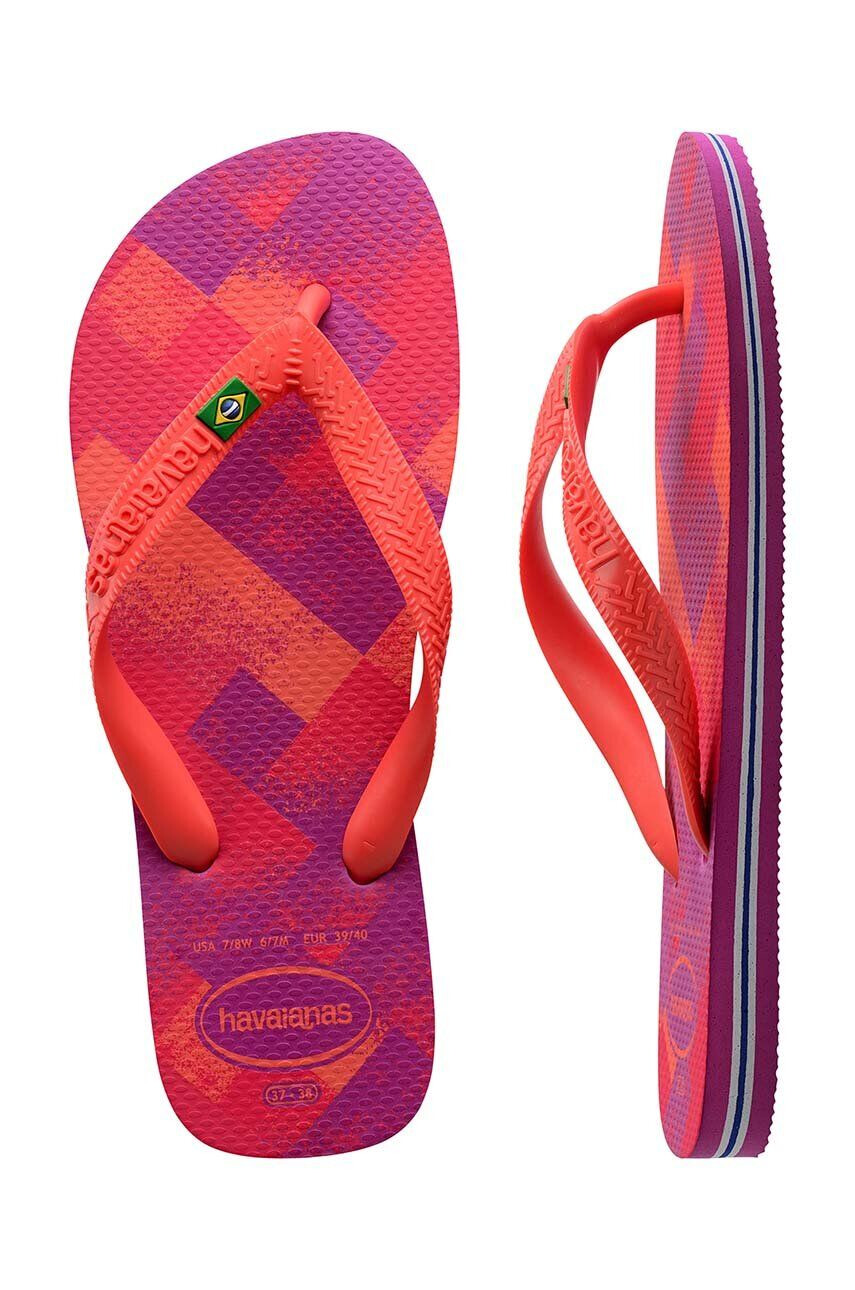 Havaianas slapi BRASIL FRESH culoarea roz 4145745.4622 - Pled.ro