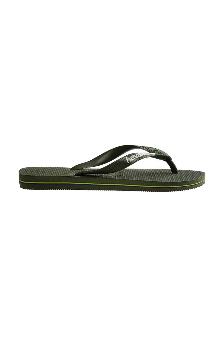 Havaianas slapi BRASIL LOGO culoarea verde 4110850.3058 - Pled.ro