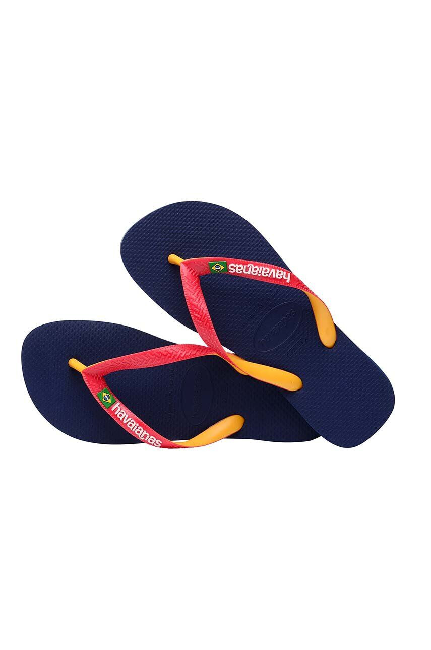 Havaianas slapi BRASIL MIX culoarea albastru marin 4123206.5603 - Pled.ro