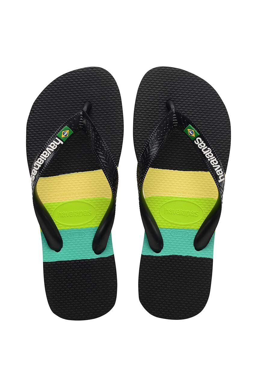 Havaianas slapi BRASIL TECH culoarea negru 4147239.1069 - Pled.ro