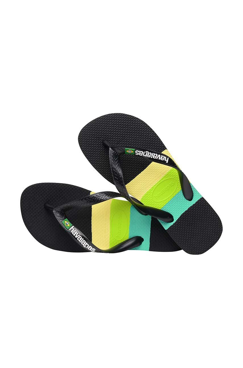 Havaianas slapi BRASIL TECH culoarea negru 4147239.1069 - Pled.ro