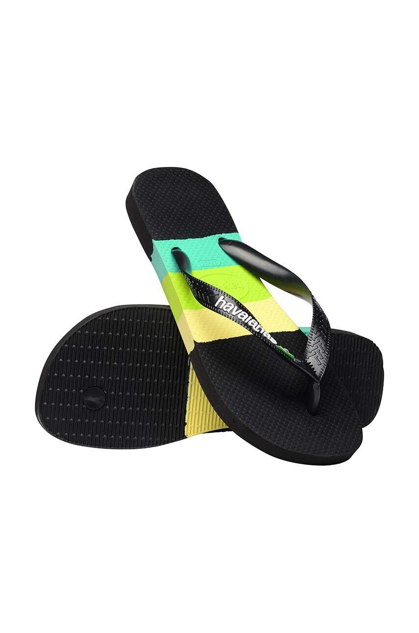 Havaianas slapi BRASIL TECH culoarea negru 4147239.1069 - Pled.ro