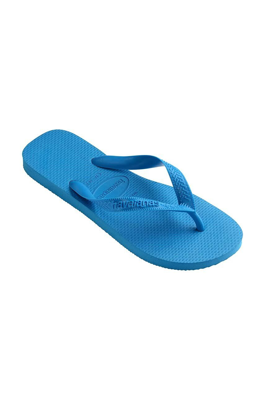 Havaianas slapi TOP femei culoarea galben cu toc plat 4000029.1740 - Pled.ro