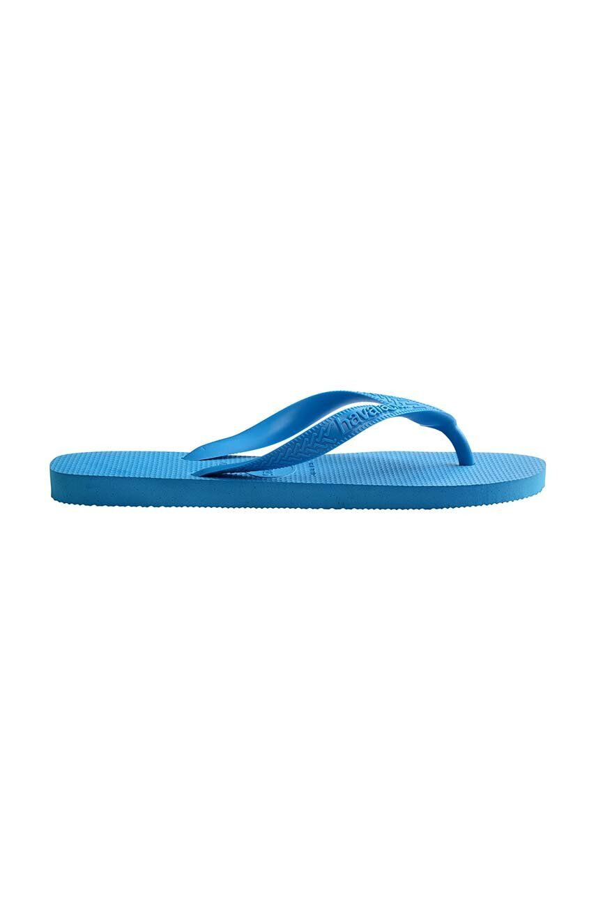 Havaianas slapi TOP femei culoarea galben cu toc plat 4000029.1740 - Pled.ro