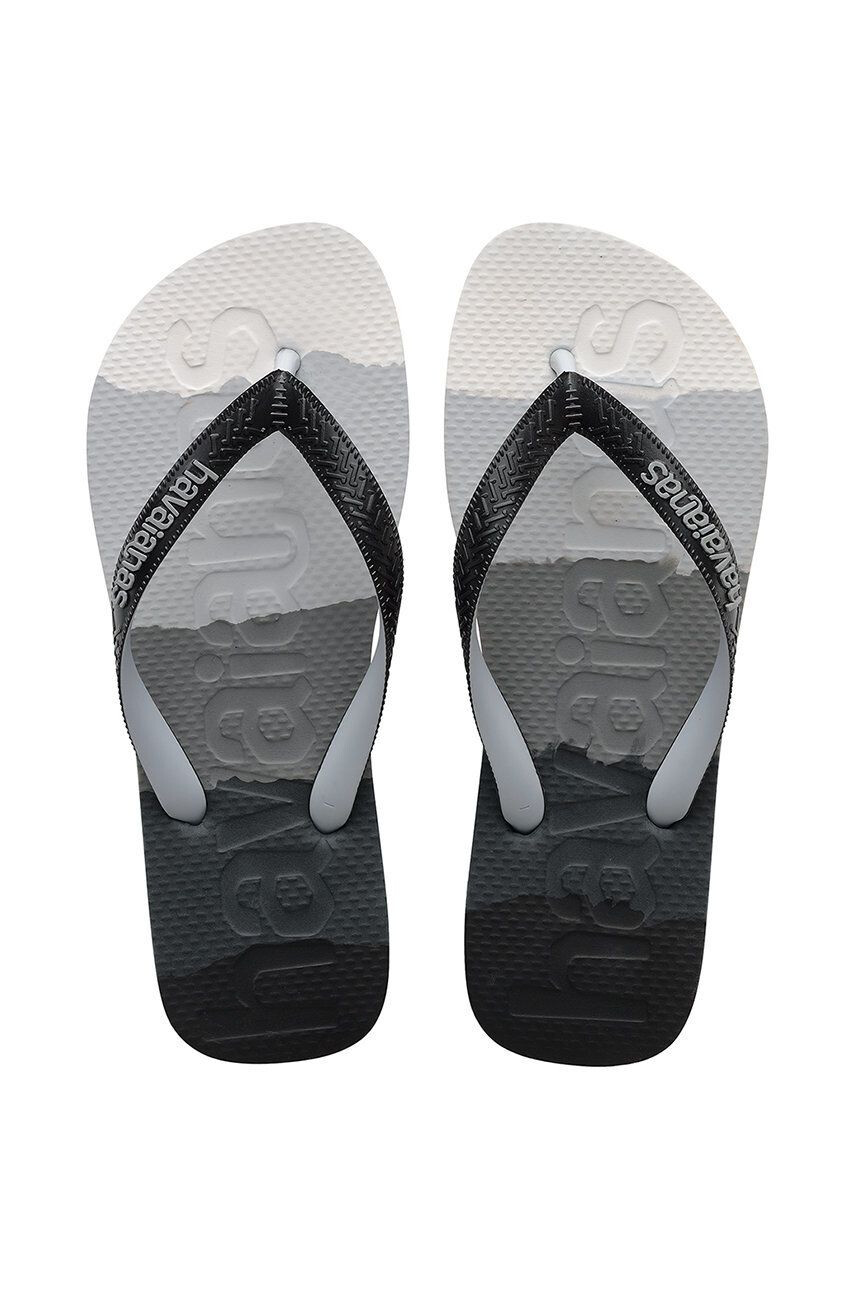 Havaianas slapi Top Logomania culoarea negru - Pled.ro