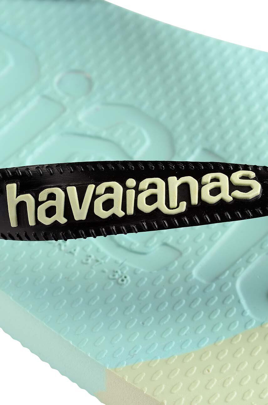 Havaianas slapi TOP LOGOMANIA culoarea negru 4147526.0090 - Pled.ro