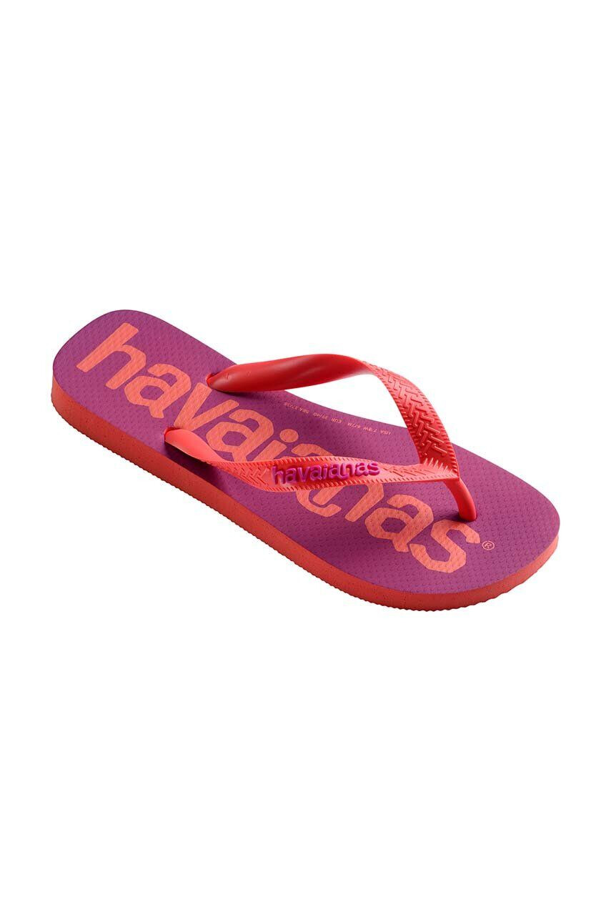 Havaianas slapi TOP LOGOMANIA culoarea violet 4145741.1256 - Pled.ro