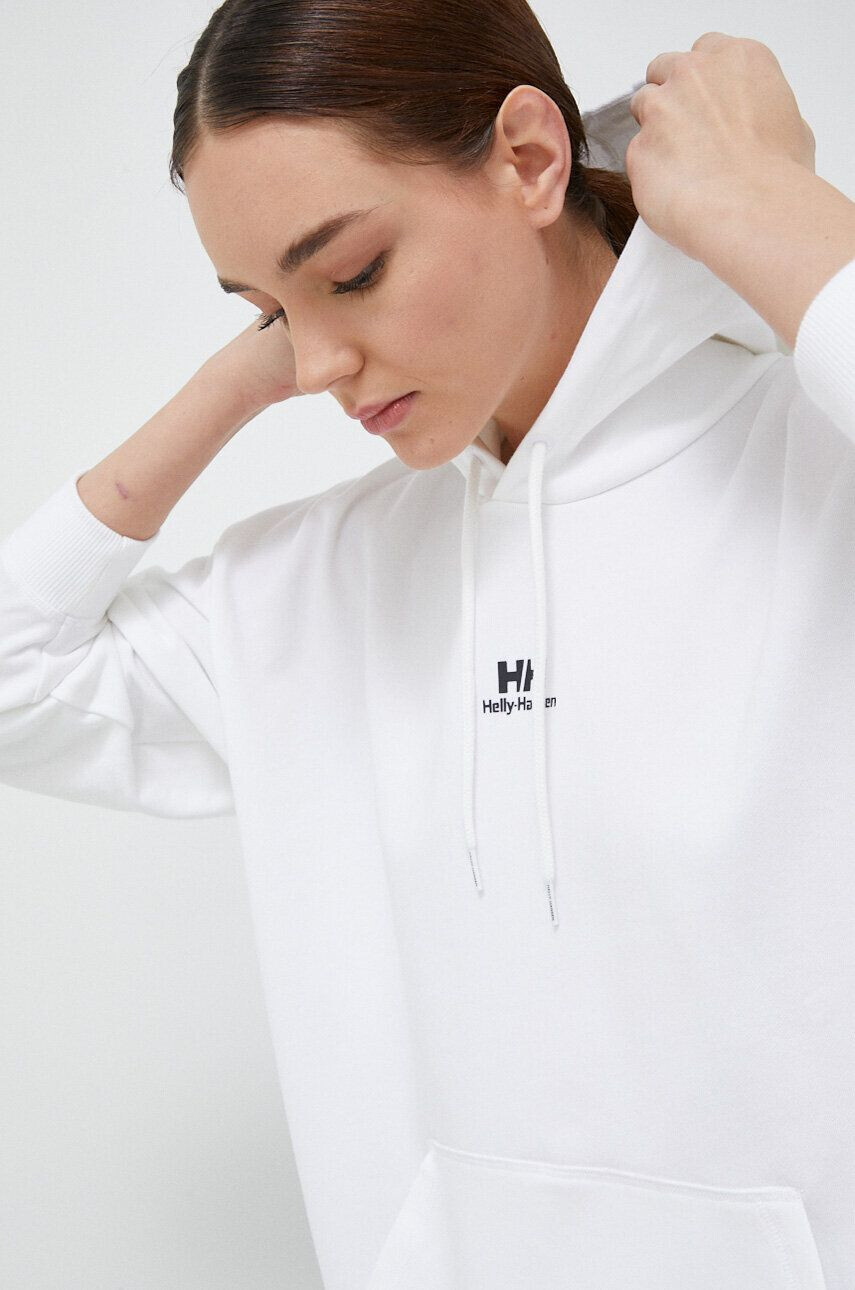 Helly Hansen bluză YU HOODIE 2.0 bărbați culoarea negru cu glugă uni 53582 - Pled.ro