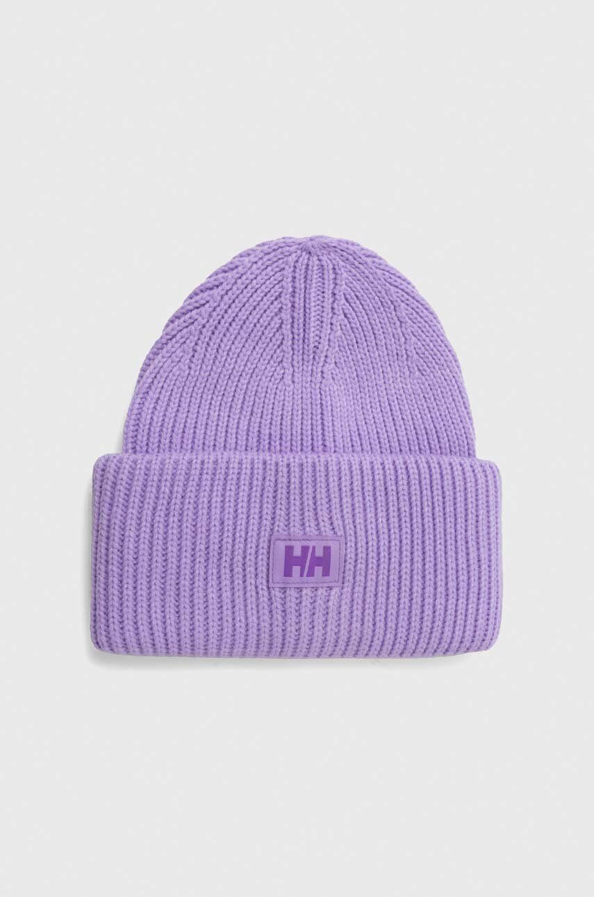 Helly Hansen caciula culoarea violet din tricot gros - Pled.ro