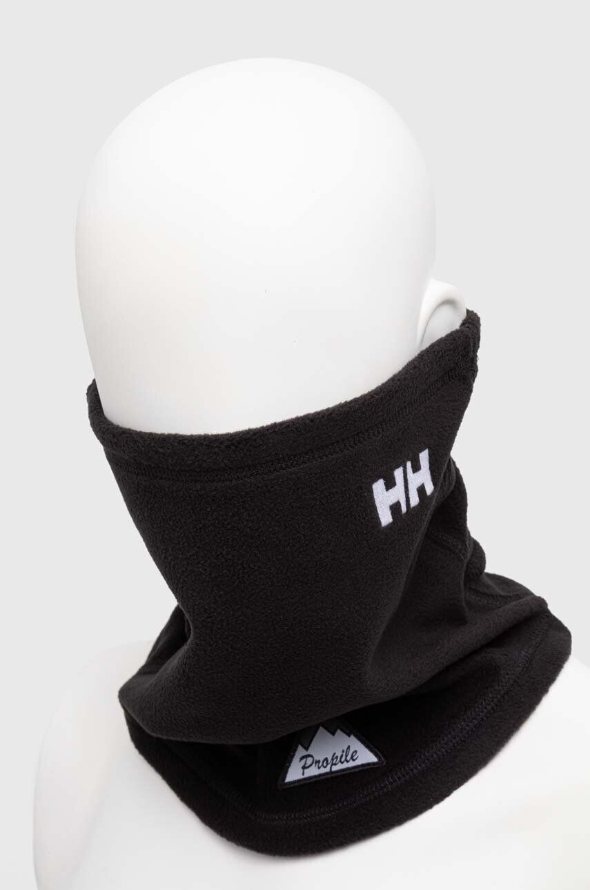 Helly Hansen fular împletit YU FLEECE NECK culoarea negru uni 54070 - Pled.ro