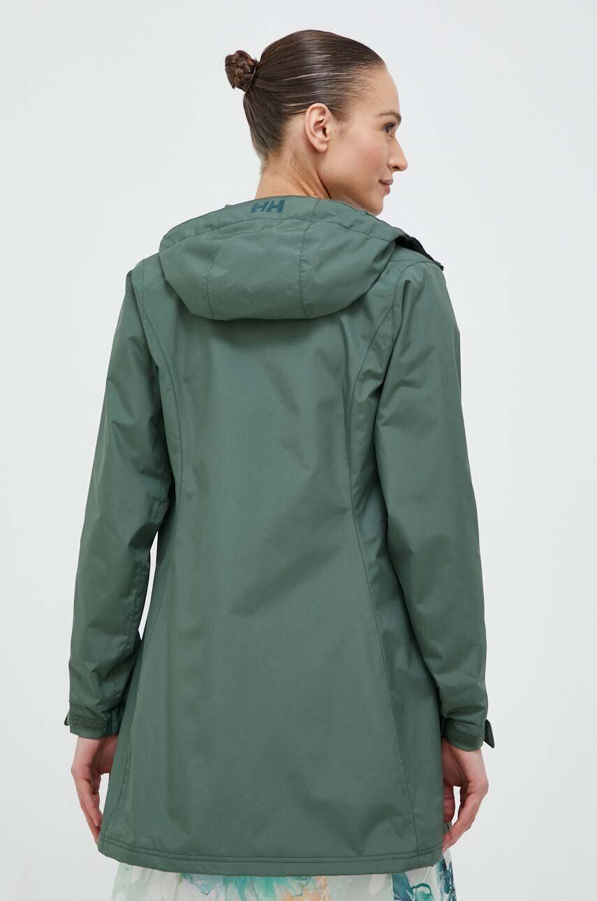 Helly Hansen geaca femei culoarea verde de tranzitie - Pled.ro