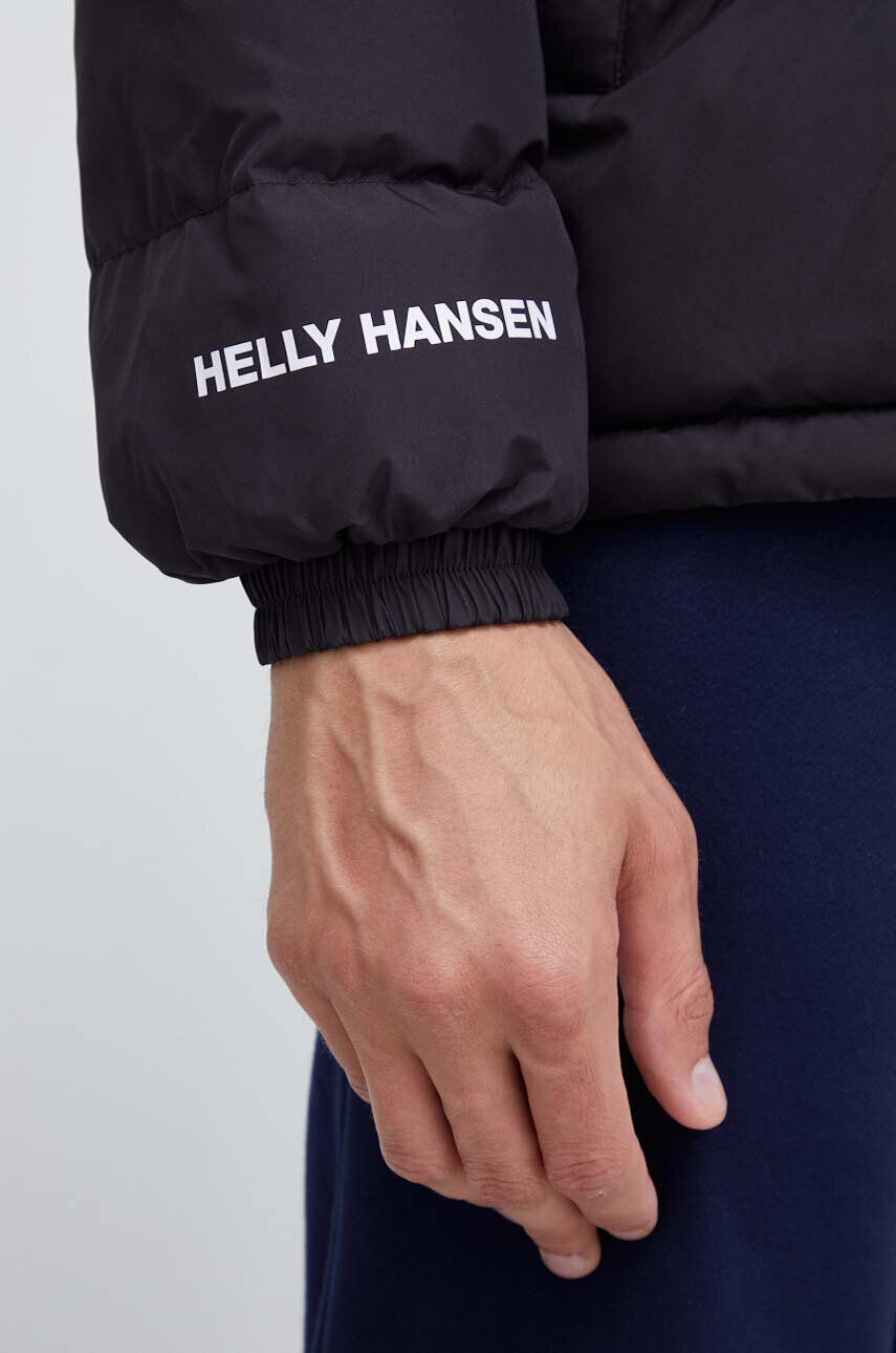 Helly Hansen geaca cu doua fete barbati culoarea negru de iarna - Pled.ro