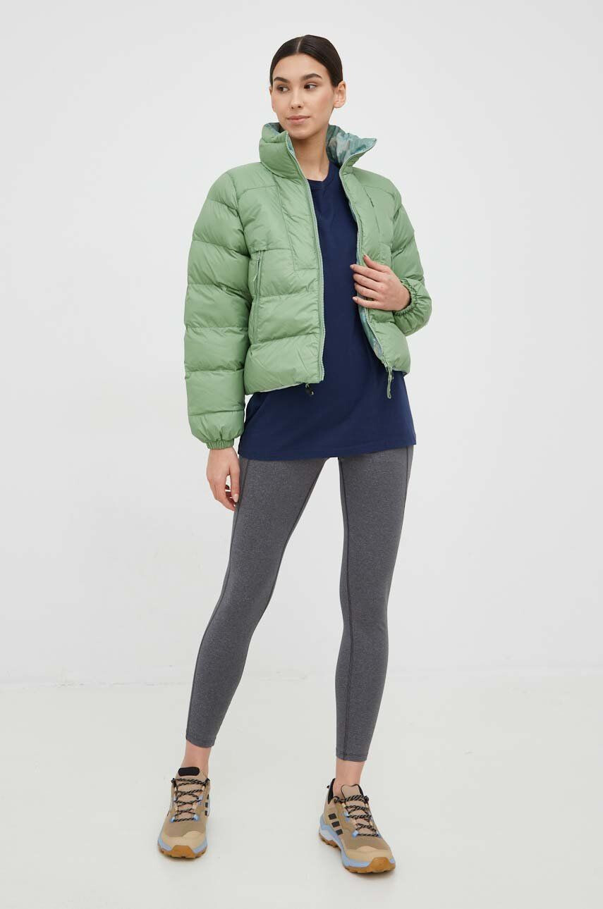 Helly Hansen geacă reversibilă femei culoarea verde de iarna - Pled.ro