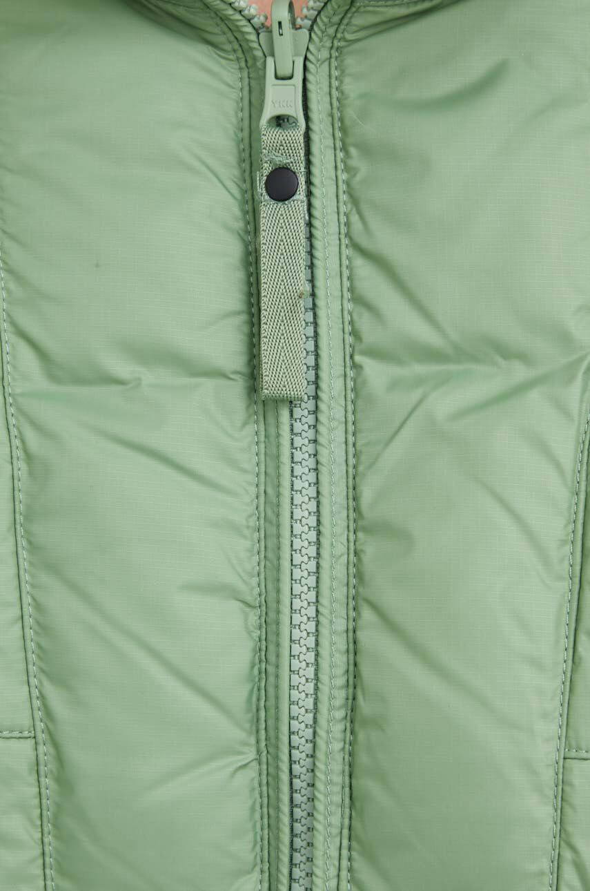 Helly Hansen geacă reversibilă femei culoarea verde de iarna - Pled.ro