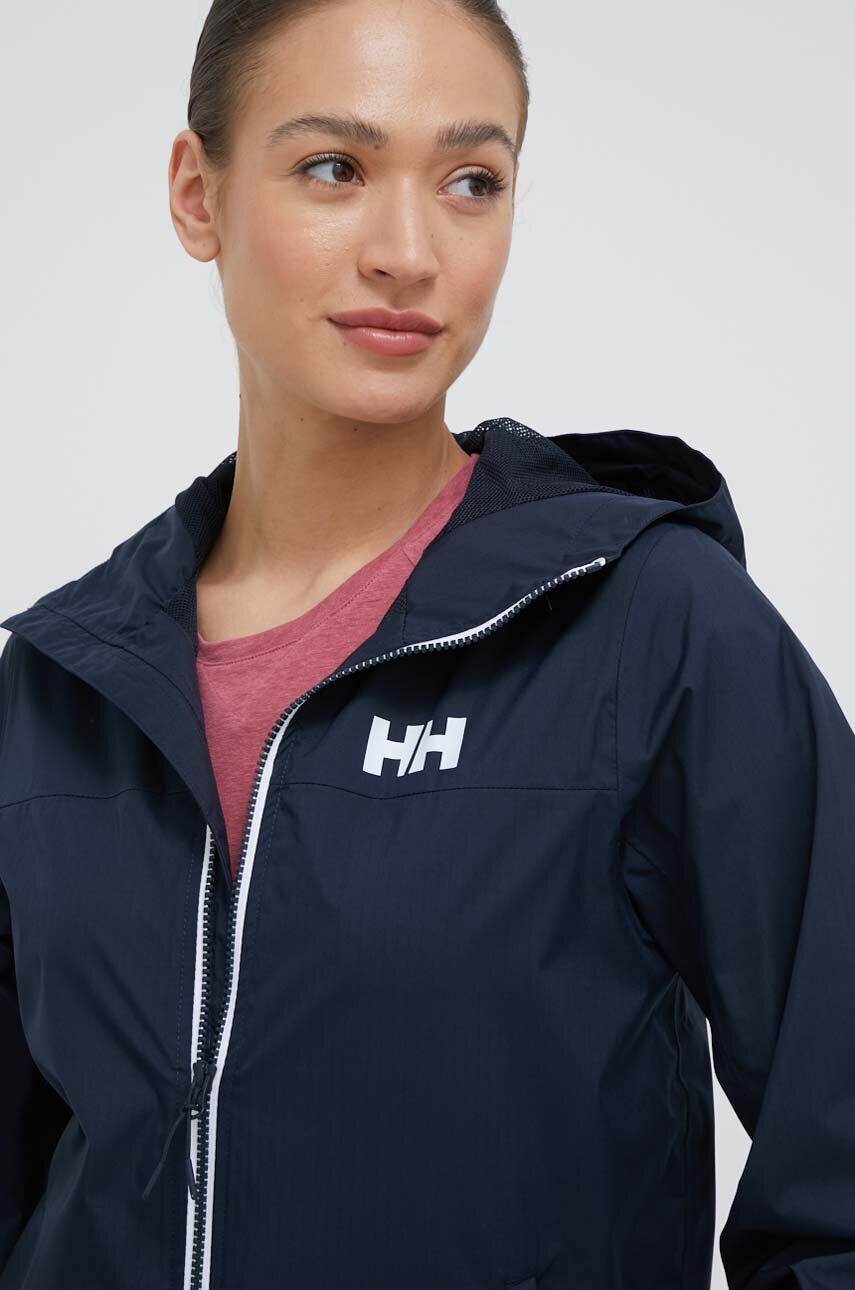 Helly Hansen geacă de ploaie Belfast II femei culoarea albastru marin 53433-990 - Pled.ro