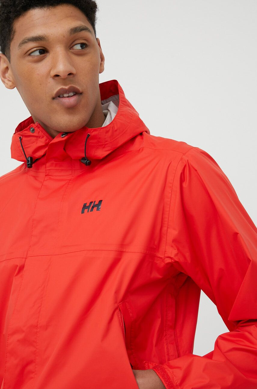 Helly Hansen geacă de ploaie Loke barbati culoarea rosu 62252-402 - Pled.ro