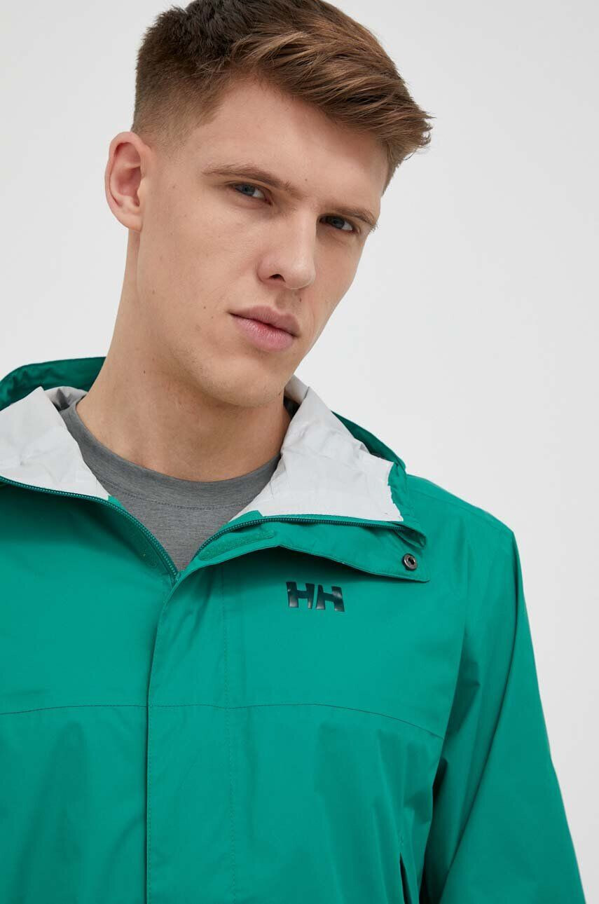 Helly Hansen geacă de ploaie Loke barbati culoarea verde 62252-402 - Pled.ro