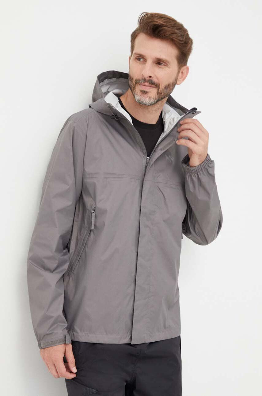 Helly Hansen geacă de ploaie Loke barbati culoarea gri 62252-402 - Pled.ro