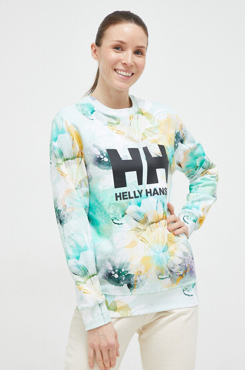 Helly Hansen hanorac de bumbac femei cu imprimeu 34261.-853 - Pled.ro