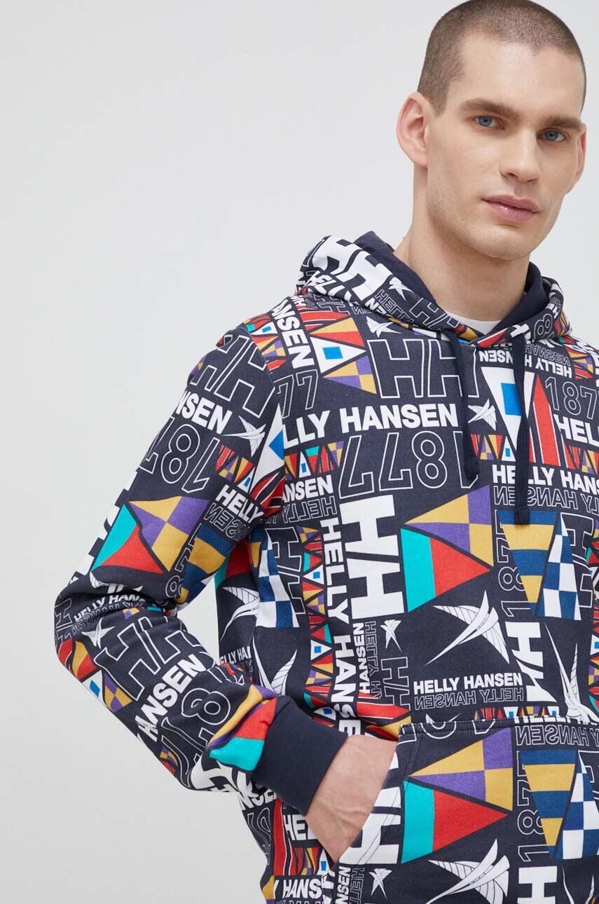 Helly Hansen hanorac de bumbac barbati cu glugă modelator - Pled.ro