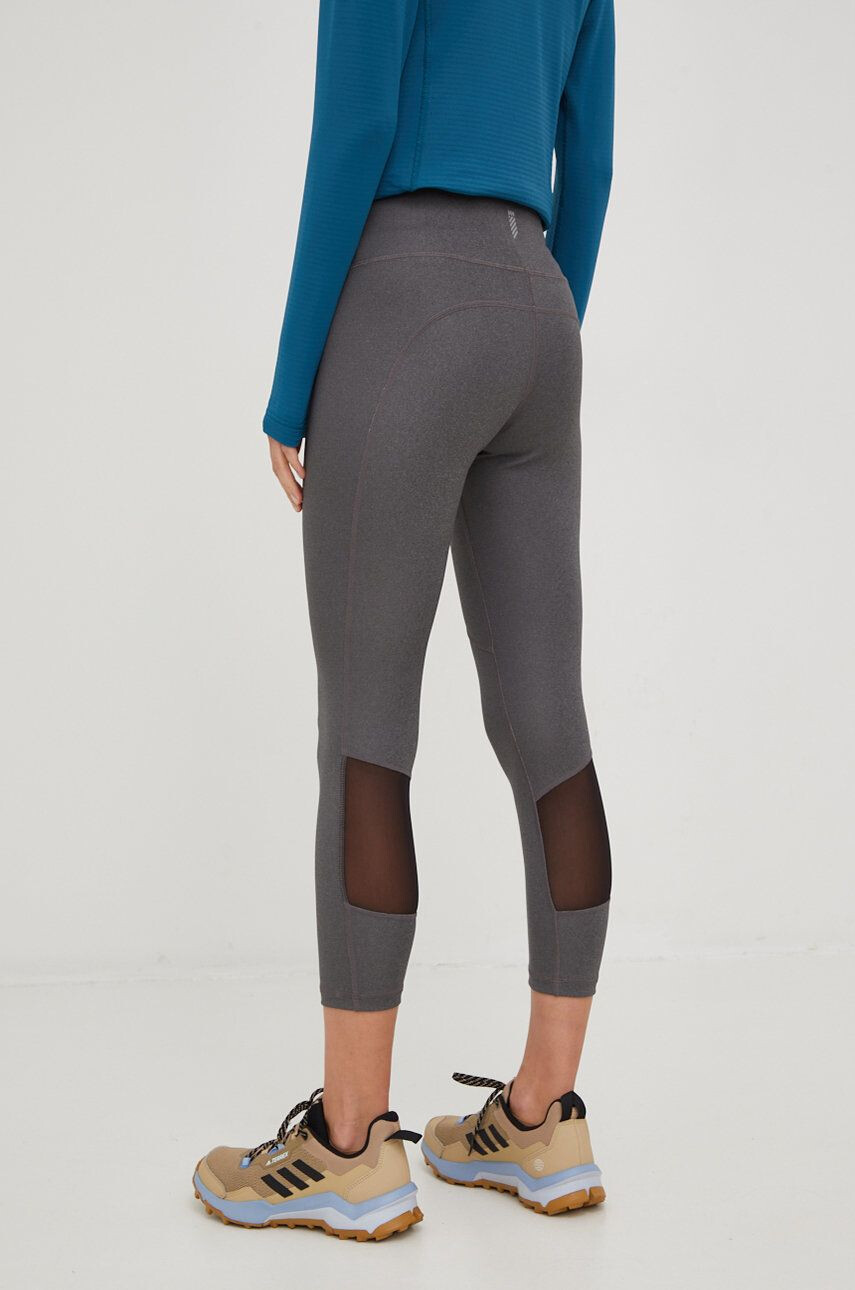 Helly Hansen leggins sport Constructed femei culoarea gri neted - Pled.ro