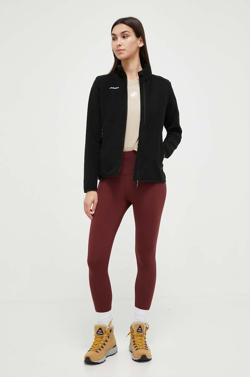 Helly Hansen leggins sport Roam femei culoarea bordo neted - Pled.ro